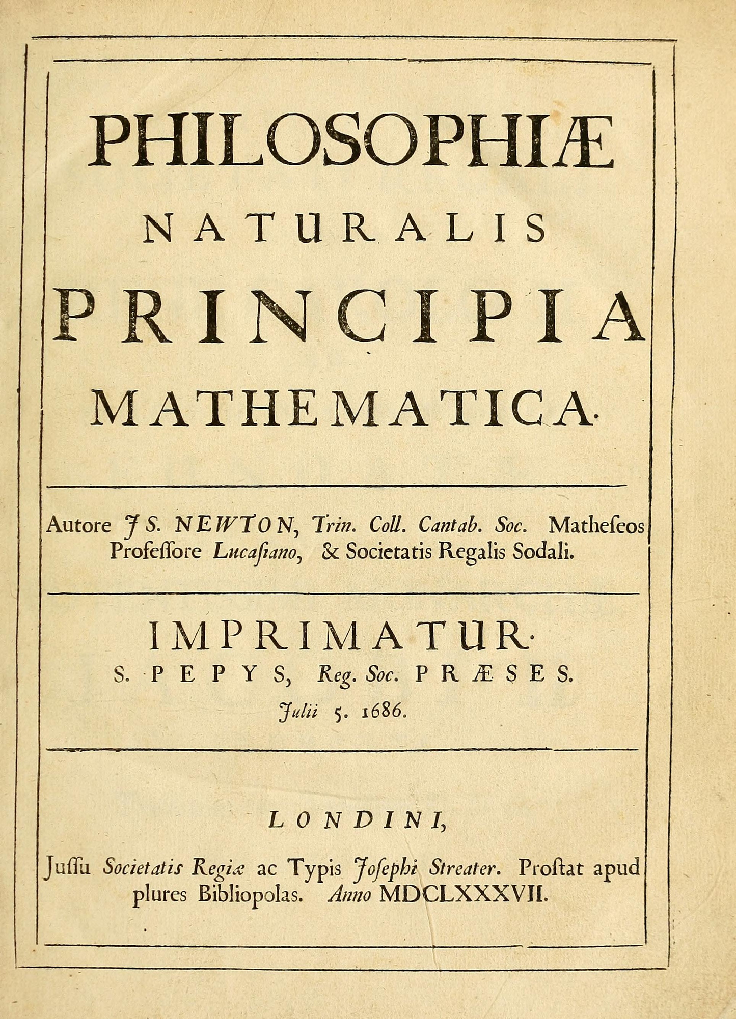 Principia - original | Impressium