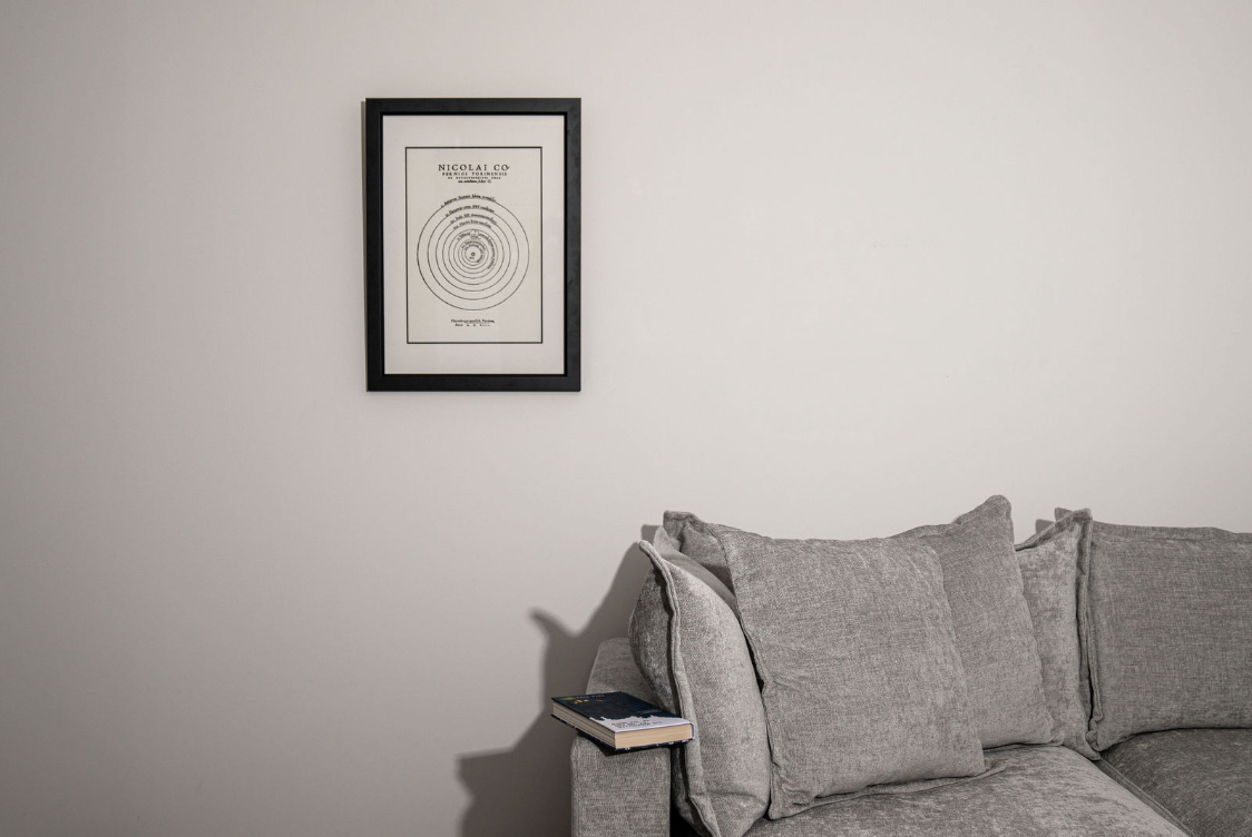 Copernicus print on wall in home - Impressium